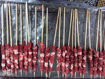 纯羊肉串