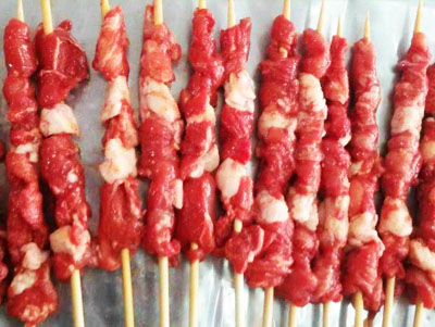 羊肉风味串